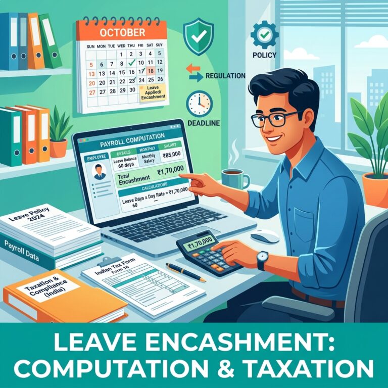 Leave Encashment: Computation, Taxation and Regulations